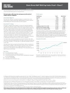 ssmlx|SSMLX State Street Small/Mid Cap Equity Index Fund Class I.